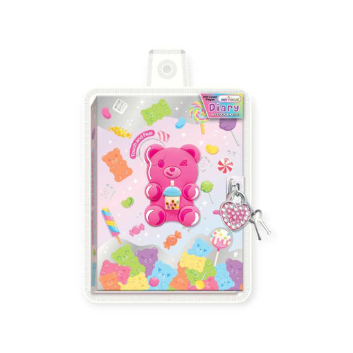 Picture of HOT FOCUS DAIRY W LOCK AND KEYS GUMMY BEAR